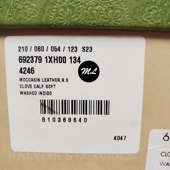 GUCCI SHOES MENS LOAFERS MOCCASINS G LOGO BLUE LEATHER - Picture 15 of 16